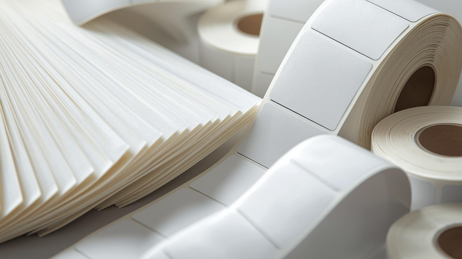 DIRECT THERMAL LABELS ON ROLLS | FANFOLD
