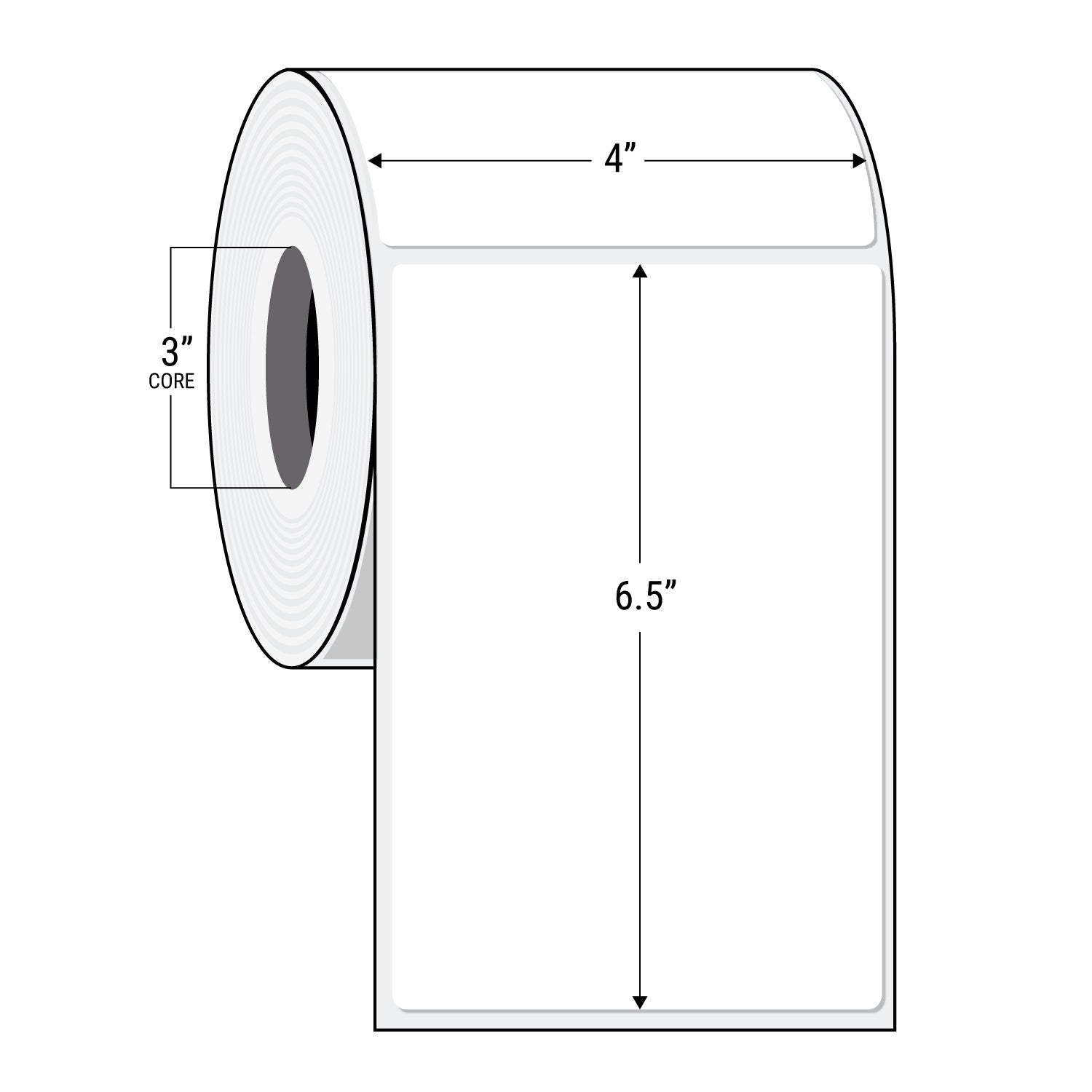 Thermal Transfer Labels on rolls