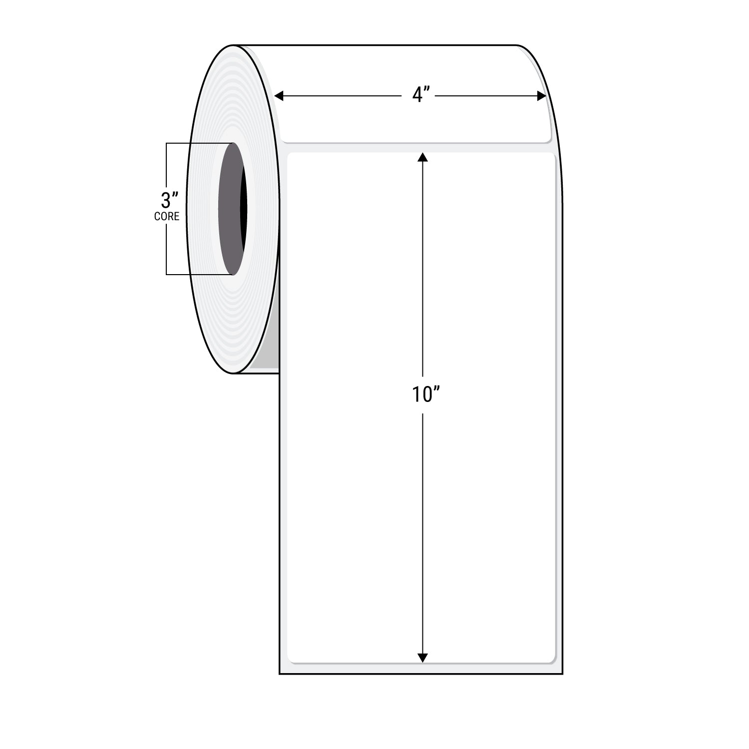Thermal Transfer Labels on rolls