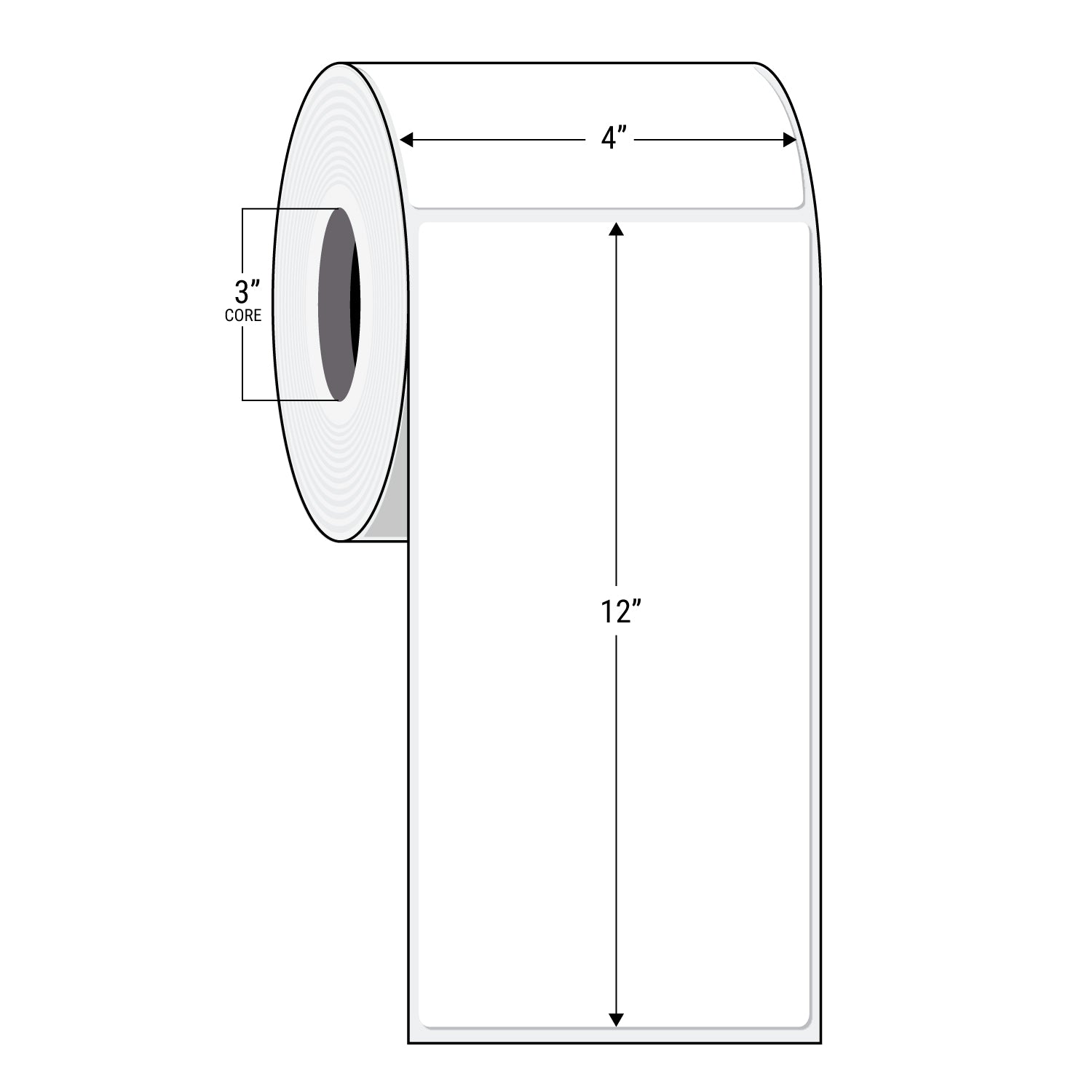 Thermal Transfer Labels on rolls