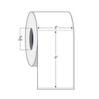 Direct Transfer Labels on rolls 3"
